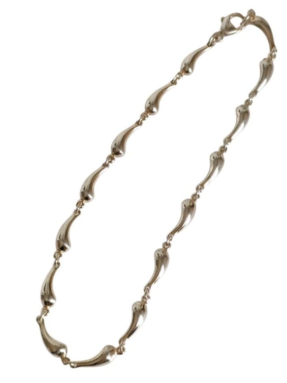 Tiffany & Co 925 Elsa Peretti Teardrop Bracelet Silver